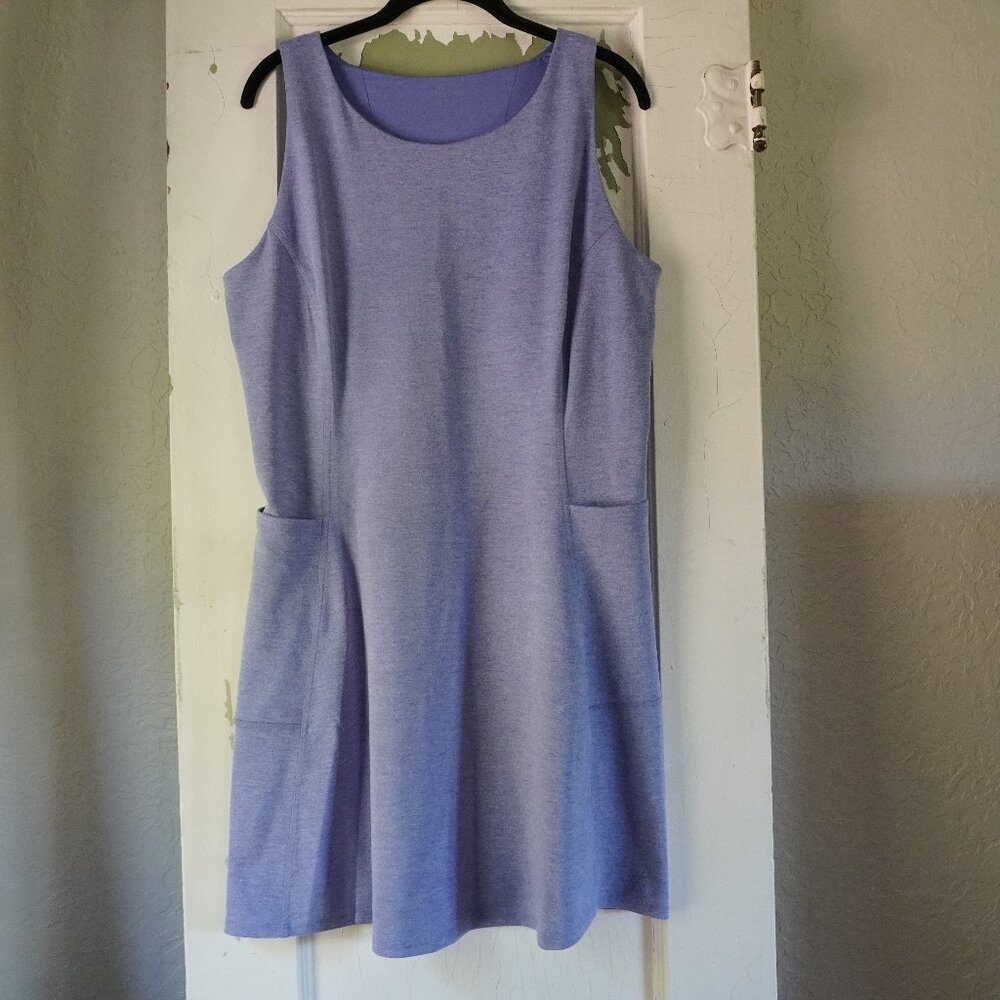 NWT Freely Sport Dress XL Periwinkle Purple Sleeveless Active Athletic Dress